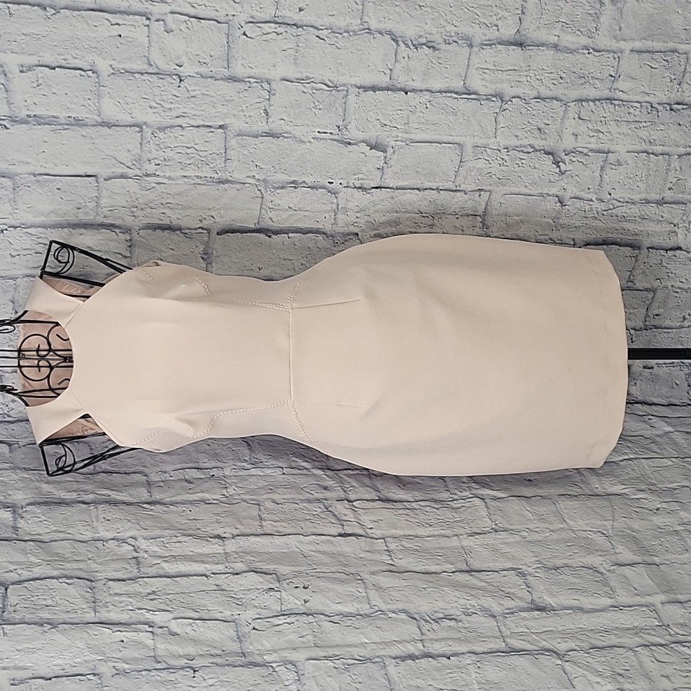 FRENCH CONNECTION Modern Kantha Crepe Halter Neckline Dress Size 4
